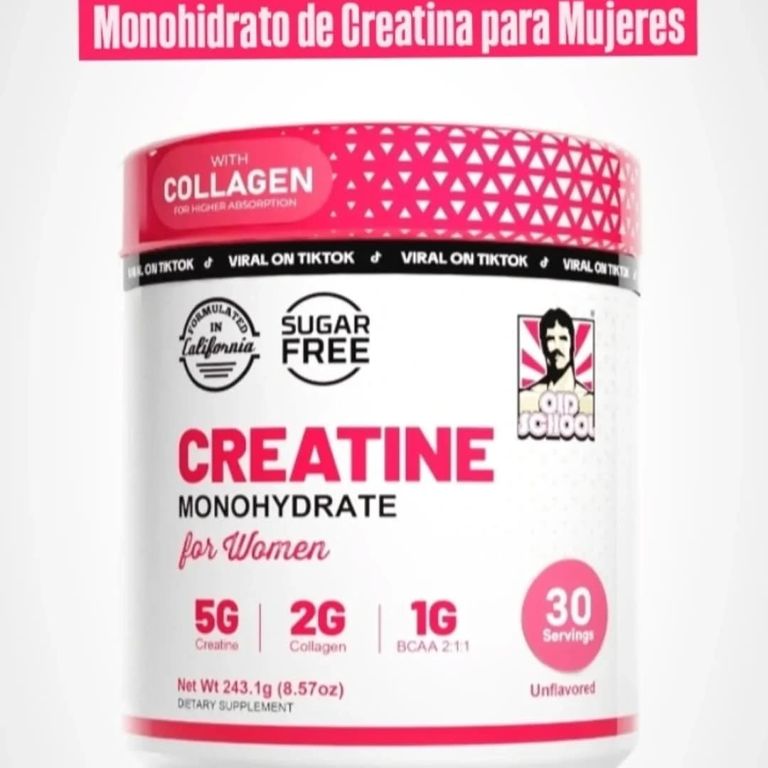 Creatina monohidrato para mujeres